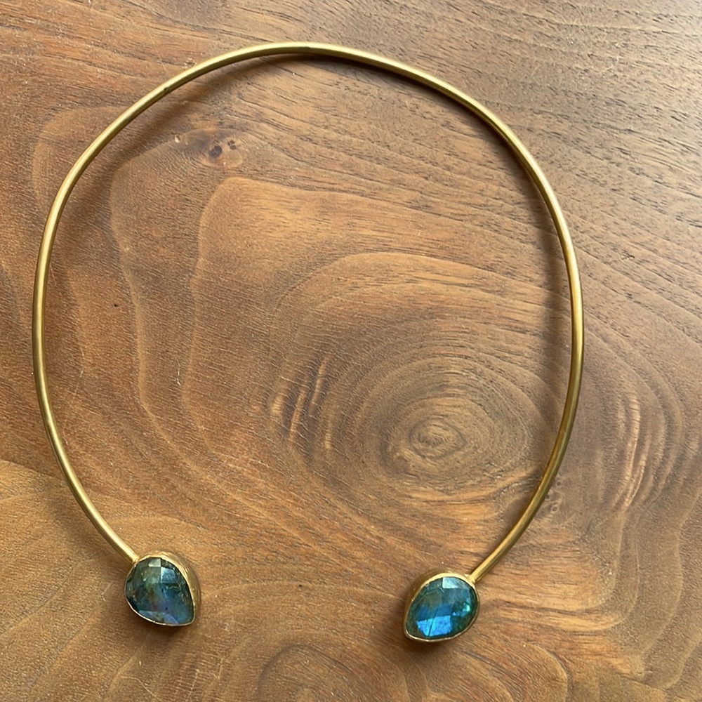 Copper and labradorite necklace from turkey
